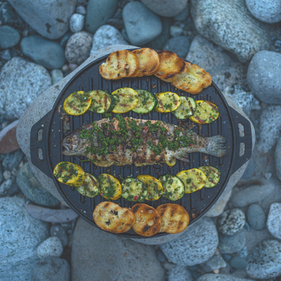 Camping Recipe | Whole Fish With Lemon & Chimichurri