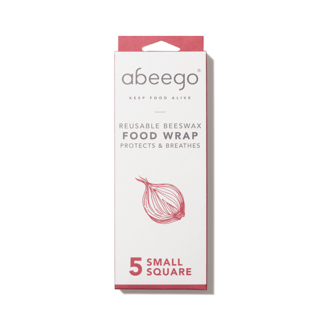 Abeego small-square beeswax wrap package